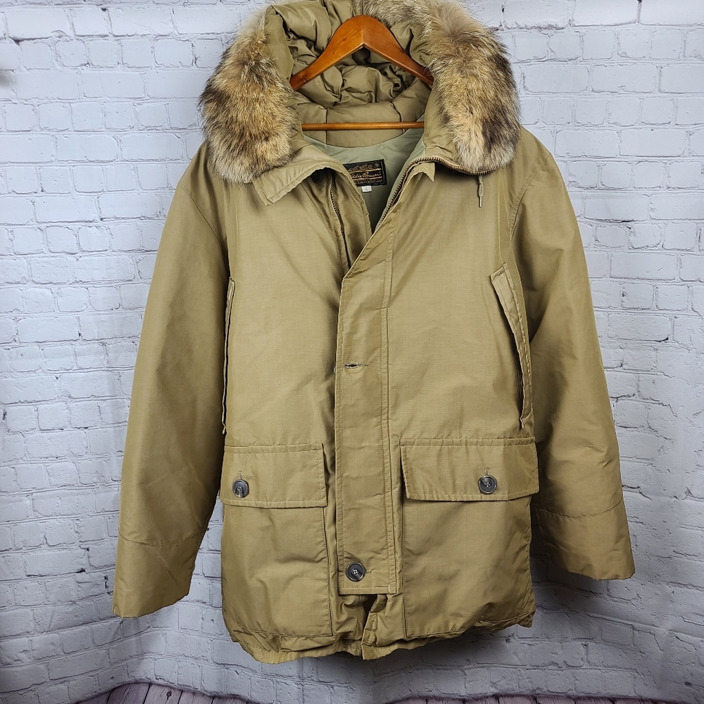 Eddie Bauer Goose & Fur Parker Men…
